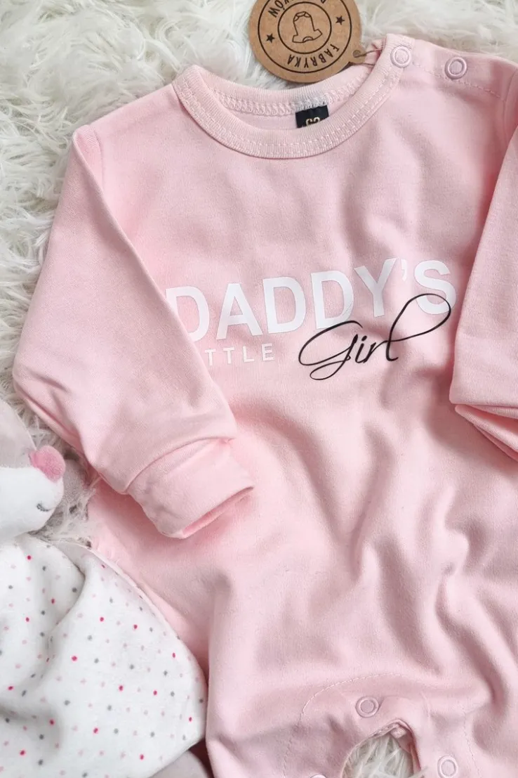 Pajac niemowlęcy dla dziewczynki daddy’s little girl