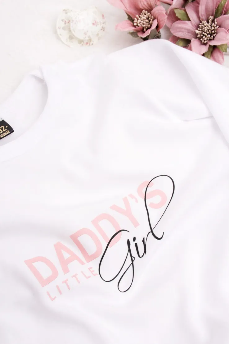 Pajac niemowlęcy dla dziewczynki daddy’s little girl