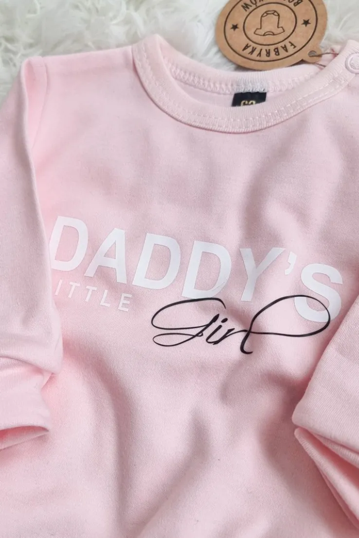 Pajac niemowlęcy dla dziewczynki daddy’s little girl