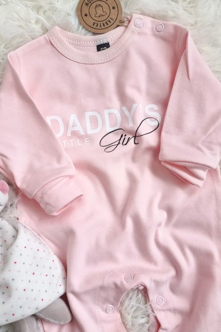 Pajac niemowlęcy dla dziewczynki daddy’s little girl