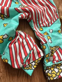 Pajac niemowlęcy na suwak popcorn