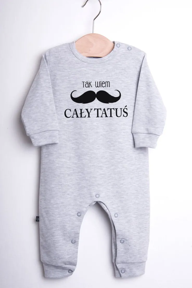 Pajac niemowlęcy tak wiem cały tatuś