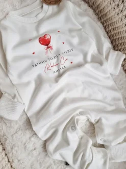 Pajac niemowlęcy z lizakiem Tatusiu Kocham Cię