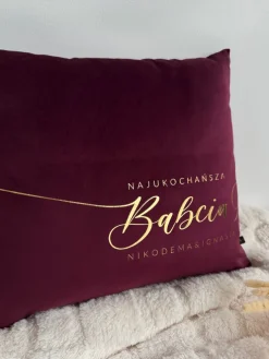 2pak poduszek welurowych dla Babci i Dziadka