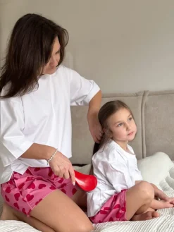 Piżama dziecięca serduszka