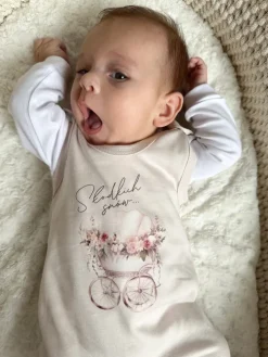 Śpiochy niemowlęce boho wózek + kaftanik