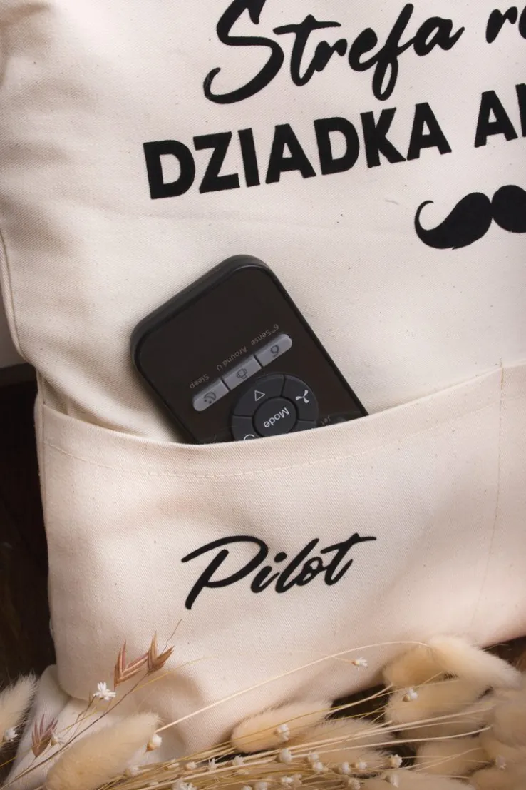 Poduszka dla Dziadka z kieszonkami