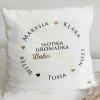 Poduszka welurowa słodka gromadka babci