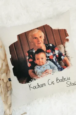 Poduszka ze zdjęciem dla babci lub dziadka