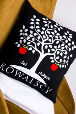 Poduszka z jabłonką (nazwisko + imiona dzieci)