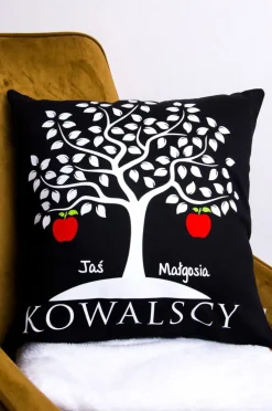 Poduszka z jabłonką (nazwisko + imiona dzieci)