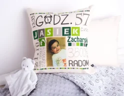 Poduszka z metryczką