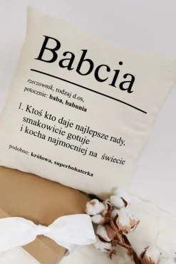 Poduszka z nadrukiem dla babci-definicja