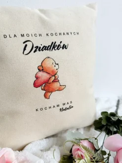Poduszka z nadrukiem dla kochanych dziadków