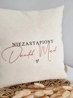 Poduszka z nadrukiem niezastąpiony Dziadek
