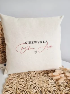 Poduszka z nadrukiem niezwykła Babcia