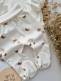 Półśpiochy niemowlęce boho motyle