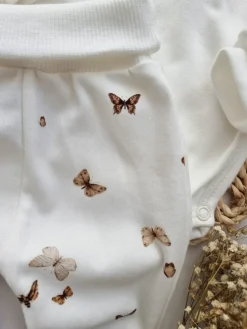 Półśpiochy niemowlęce boho motyle