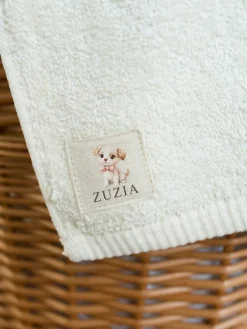 Ręcznik ecru piesek z kokardką + imię