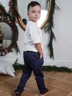 Spodnie chłopięce imitacja jeansu