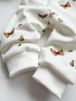 Spodnie niemowlęce boho motyle