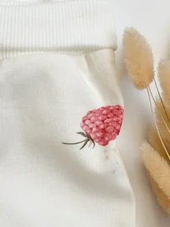 Spodnie niemowlęce maliny