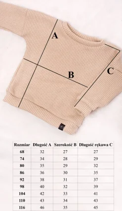 Sweter dziecięcy pistacjowy