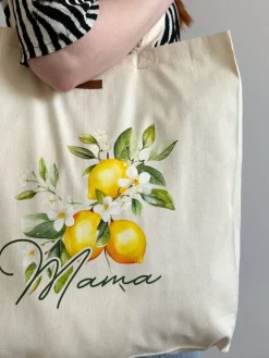 Torba dla mamy z nadrukiem cytryn