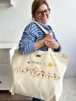 Torba MAXI: Super Babcia / Dziadek (Twój projekt, kreator online)