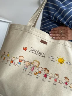 Torba MAXI: Super Babcia / Dziadek (Twój projekt, kreator online)