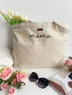 Torba MAXI z nadrukiem mama z imionami dzieci