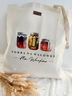 Torba na wałówkę z nadrukiem słoików