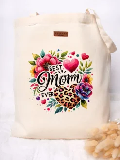 Torba z nadrukiem best mom ever