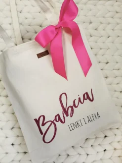 Torba z nadrukiem dla babci z imionami wnuków
