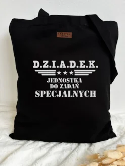 Torba z nadrukiem Dziadek do zadań specjalnych