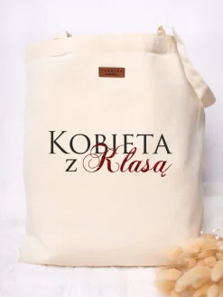 Torba z nadrukiem kobieta z klasą