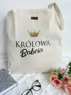 Torba z nadrukiem królowa babcia