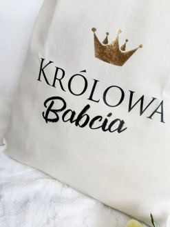 Torba z nadrukiem królowa babcia