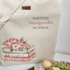 Torba z nadrukiem książek najlepsza nauczycielka