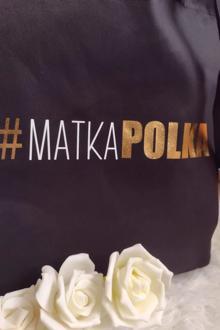 Torba z nadrukiem #MATKAPOLKA