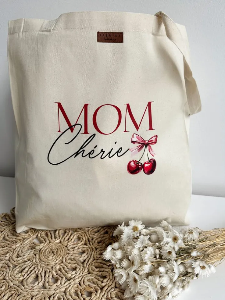 Torba z nadrukiem Mom Cherie