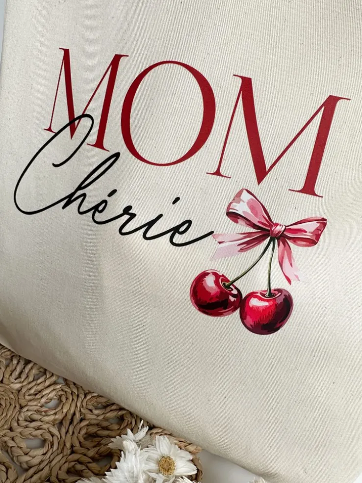 Torba z nadrukiem Mom Cherie