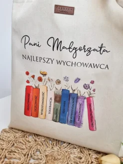 Torba z nadrukiem najlepszy wychowawca