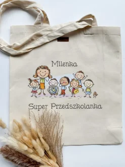 Torba z nadrukiem super przedszkolanka