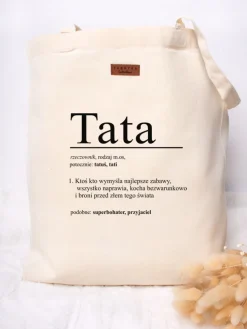 Torba z nadrukiem Tata – definicja