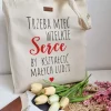 Torba z nadrukiem trzeba mieć wielkie serce