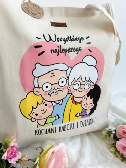 Torba z nadrukiem Wszystkiego najlepszego kochani