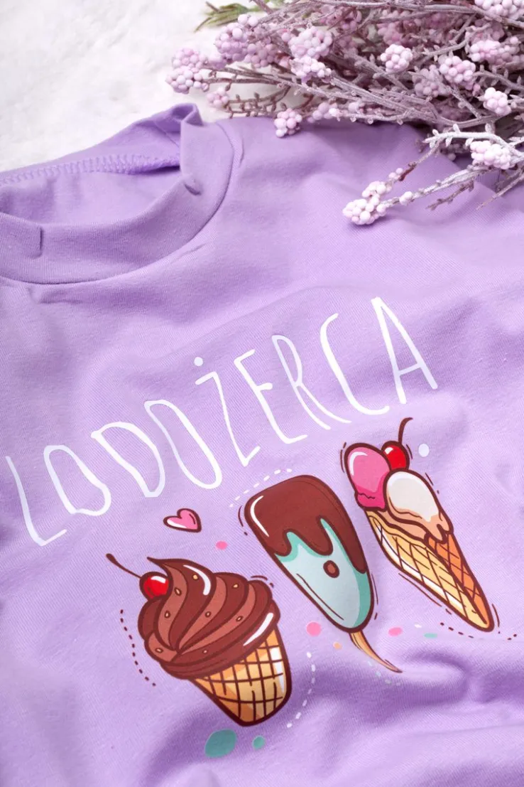 T-shirt dla dziecka z nadrukiem lodożerca