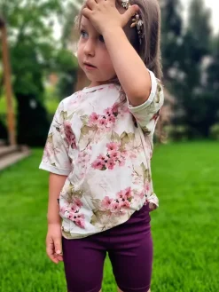 T-shirt dziecięcy letni ogród