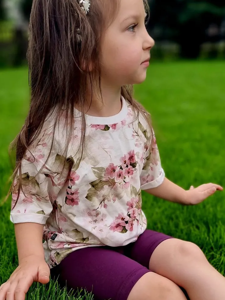 T-shirt dziecięcy letni ogród